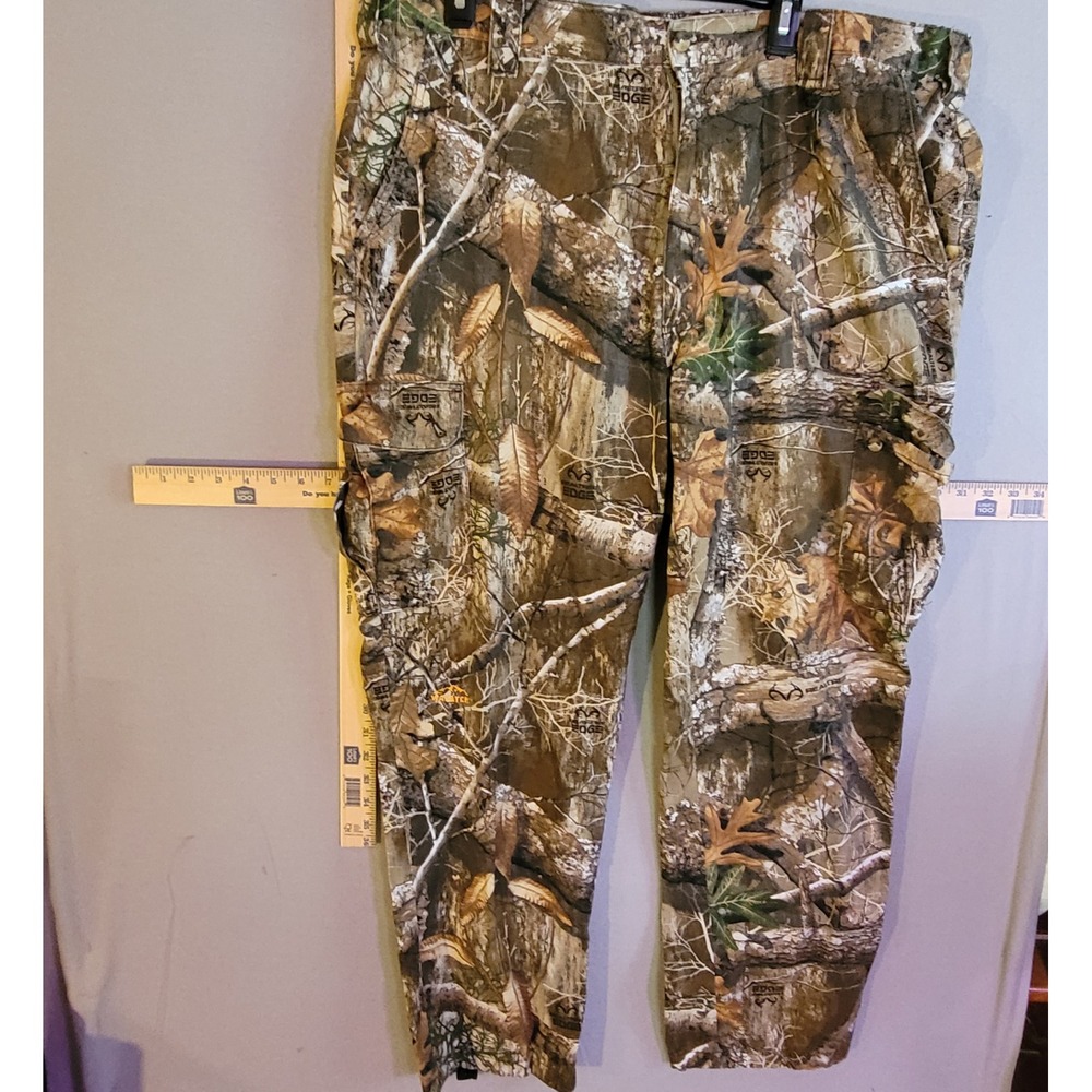 Browning Mens Realtree Edge Camo Cargo Hunting Pants XL 100% Cotton 3027806004